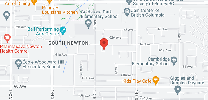 map of 14685 61A AVENUE